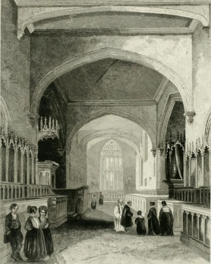 An illustration from Winkles's architectural and picturesque illustrations of the cathedral churches of England and Wales, 1836, leaf 292