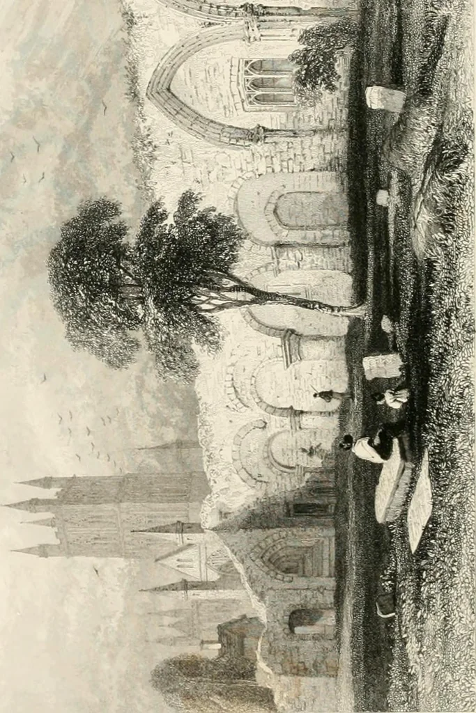 An illustration from Winkles's architectural and picturesque illustrations of the cathedral churches of England and Wales, 1836, leaf 47