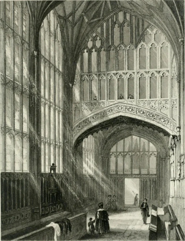 An illustration from Winkles's architectural and picturesque illustrations of the cathedral churches of England and Wales, 1836, leaf 56