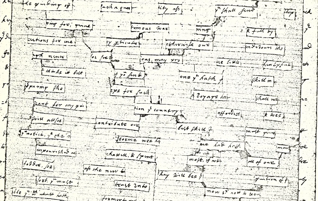 An illustration from Winthrop papers, 1628, leaf 468