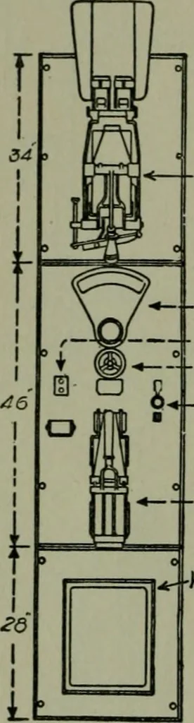 An illustration from Wiring diagrams of electrical apparatus and installations, 1913, leaf 21