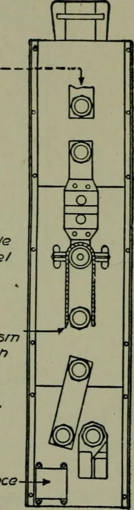 An illustration from Wiring diagrams of electrical apparatus and installations, 1913, leaf 21