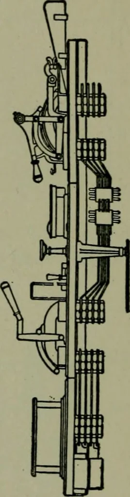 An illustration from Wiring diagrams of electrical apparatus and installations, 1913, leaf 21
