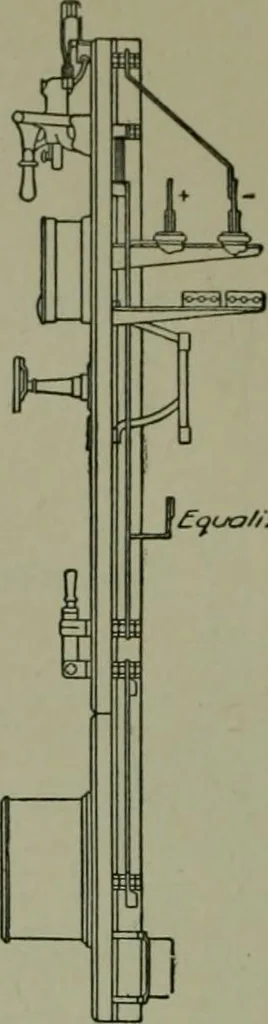 An illustration from Wiring diagrams of electrical apparatus and installations, 1913, leaf 23