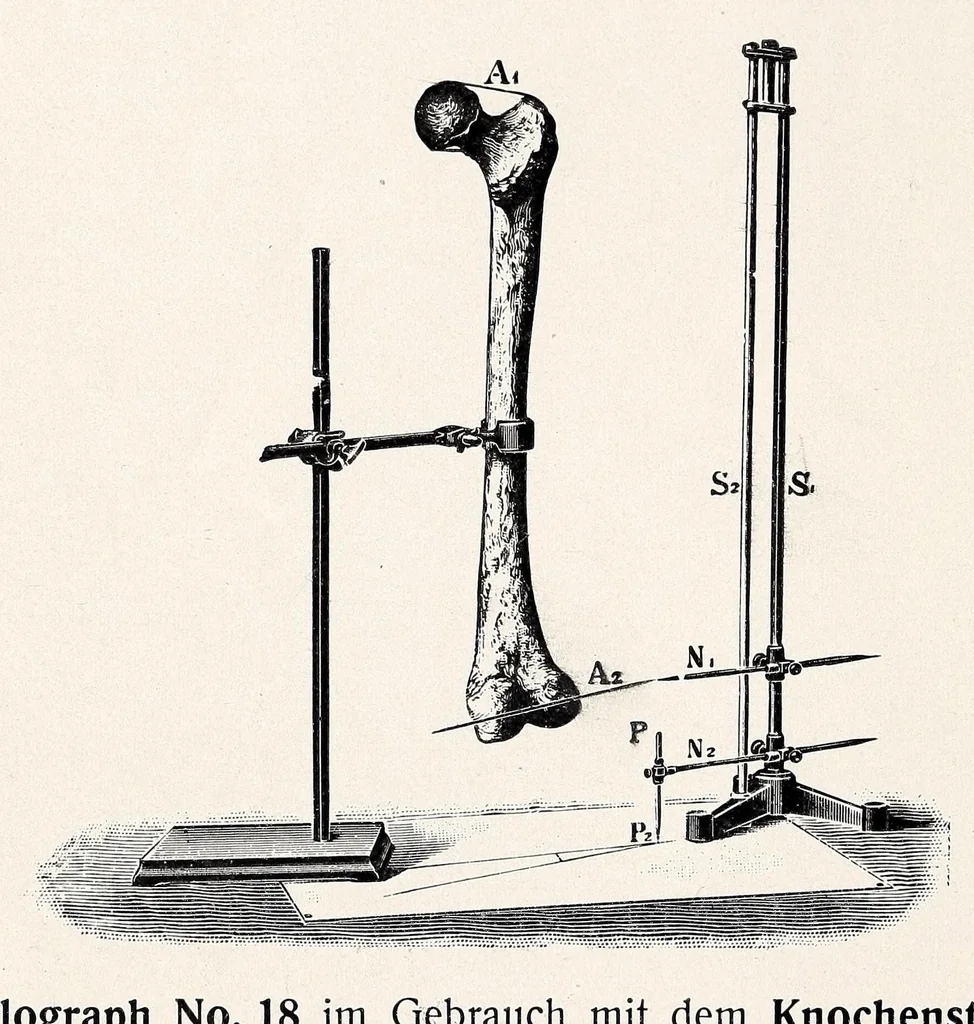 An illustration from Wissenschaftliche Messinstrumente für Anthropologie nach Prof. Dr. Rud. Martin und für Orthopädie nach Dr. Wilhelm Schulthess, 1911, leaf 14