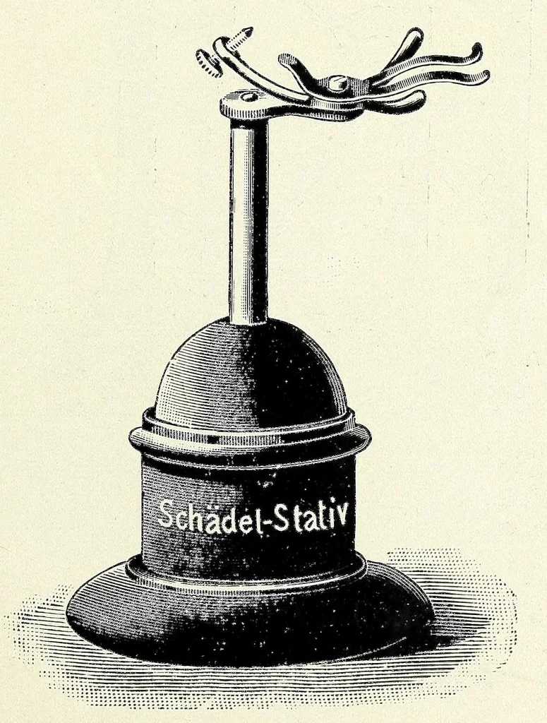 An illustration from Wissenschaftliche Messinstrumente für Anthropologie nach Prof. Dr. Rud. Martin und für Orthopädie nach Dr. Wilhelm Schulthess, 1911, leaf 17