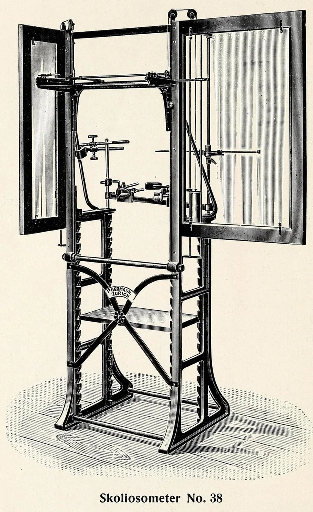 An illustration from Wissenschaftliche Messinstrumente für Anthropologie nach Prof. Dr. Rud. Martin und für Orthopädie nach Dr. Wilhelm Schulthess, 1911, leaf 18