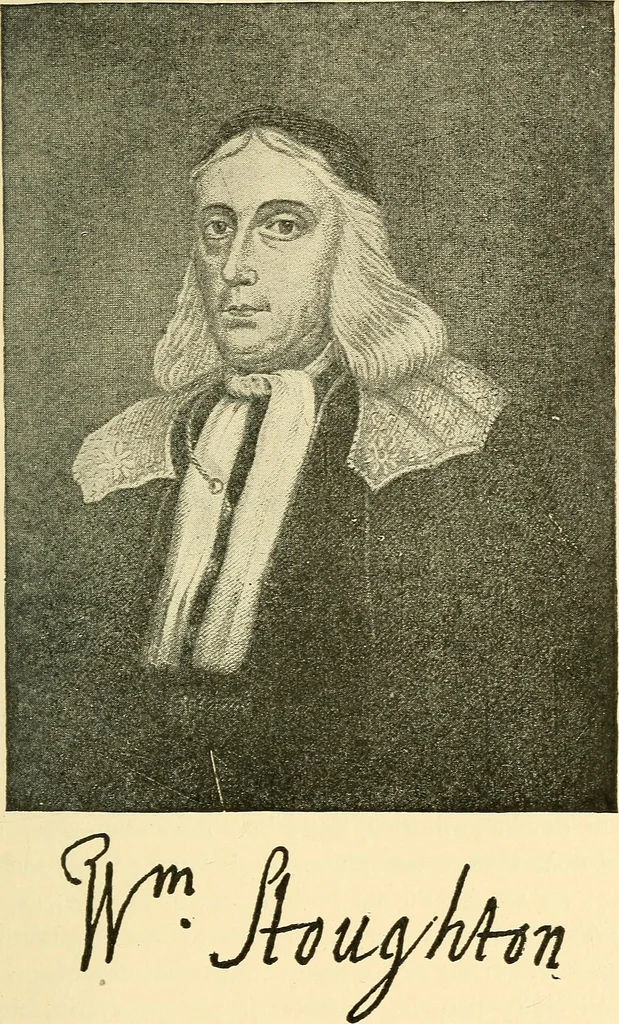An illustration from Witchcraft in Salem village, 1904, leaf 42