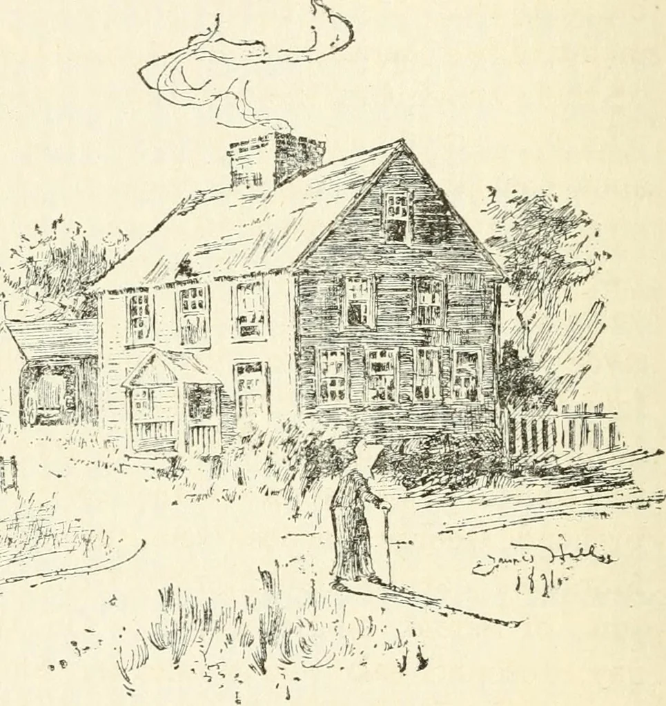 An illustration from Witchcraft in Salem village in 1692 : together with some account of other witchcraft prosecutions in New England and elsewhere, 1892, leaf 183
