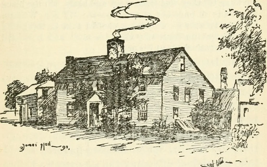 An illustration from Witchcraft in Salem village in 1692 : together with some account of other witchcraft prosecutions in New England and elsewhere, 1892, leaf 200