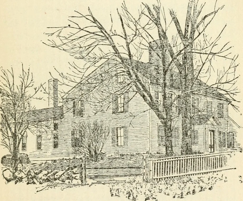 An illustration from Witchcraft in Salem village in 1692 : together with some account of other witchcraft prosecutions in New England and elsewhere, 1892, leaf 206