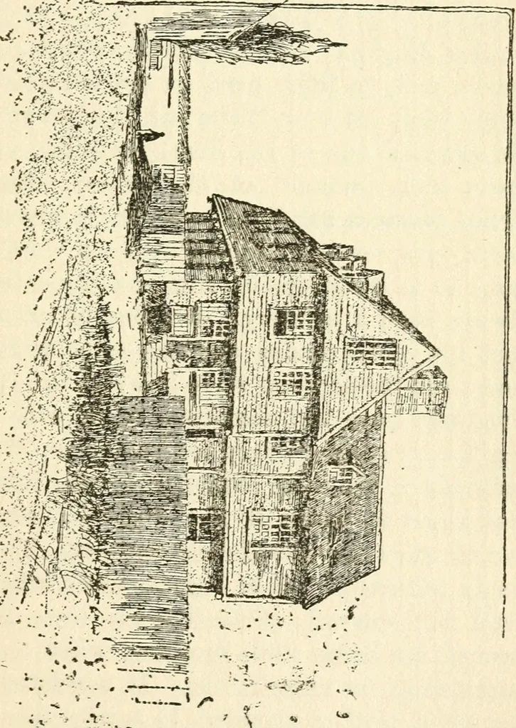 An illustration from Witchcraft in Salem village in 1692 : together with some account of other witchcraft prosecutions in New England and elsewhere, 1892, leaf 242