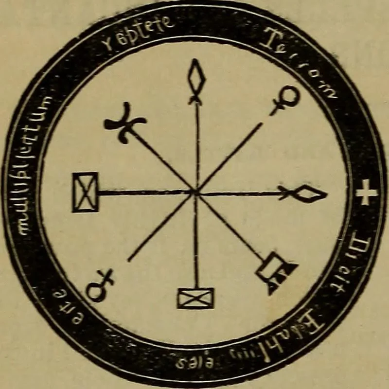 An illustration from The witches' dream book and fortune teller, 1885, leaf 89