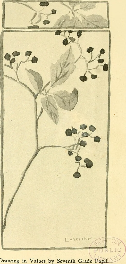 An illustration from With brush and pen : suggestions for some of the newer phases of public school art instruction, 1897, leaf 31