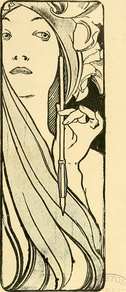 An illustration from With brush and pen : suggestions for some of the newer phases of public school art instruction, 1897, leaf 34