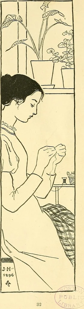 An illustration from With brush and pen : suggestions for some of the newer phases of public school art instruction, 1897, leaf 35