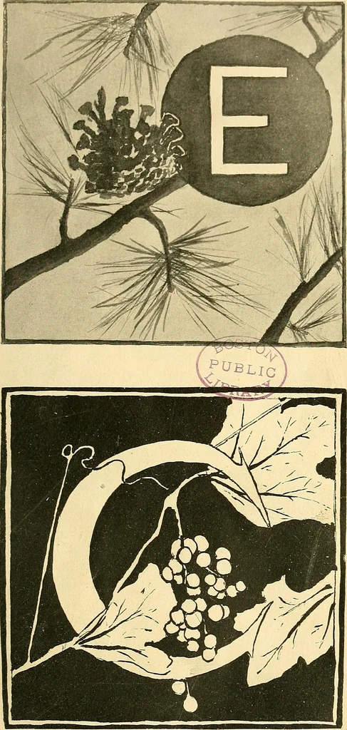 An illustration from With brush and pen : suggestions for some of the newer phases of public school art instruction, 1897, leaf 38