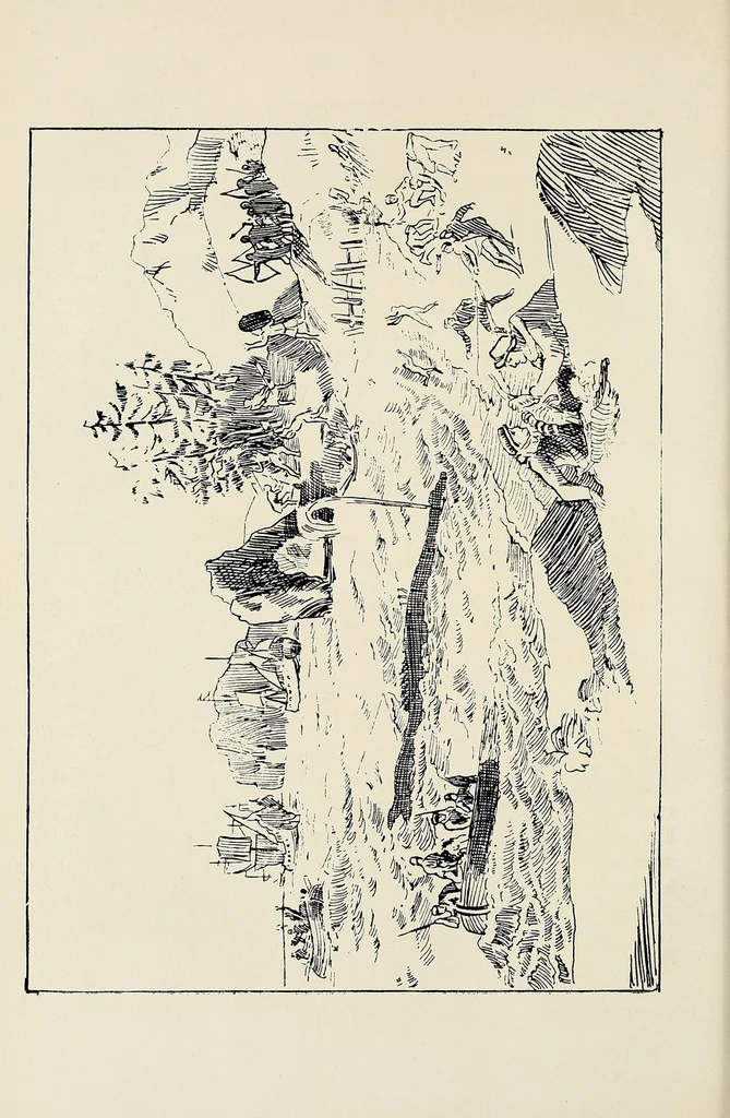 An illustration from With the da Gamas in 1497; a story of adventure. Told from the South Africa point of view, 1922, leaf 72