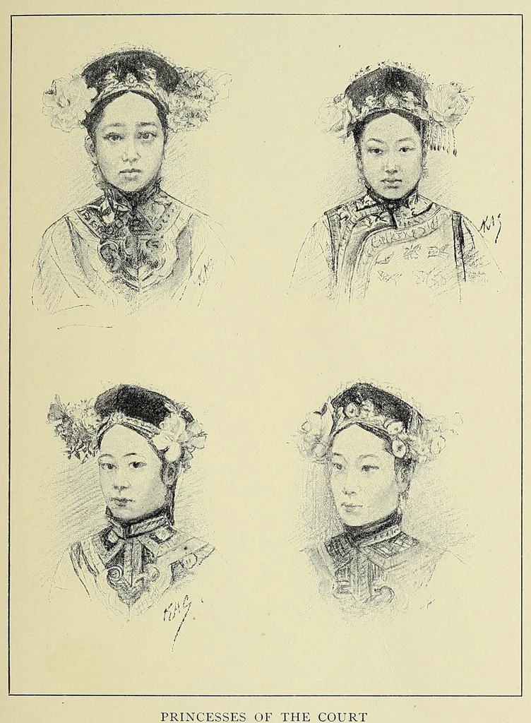 An illustration from With the Empress dowager, 1907, leaf 255