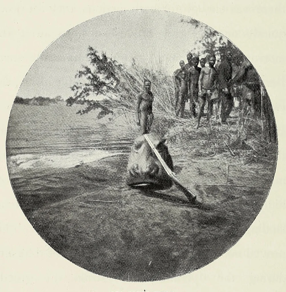 An illustration from With Wilson in Matabeleland, or, Sport and war in Zambesia, 1894, leaf 100