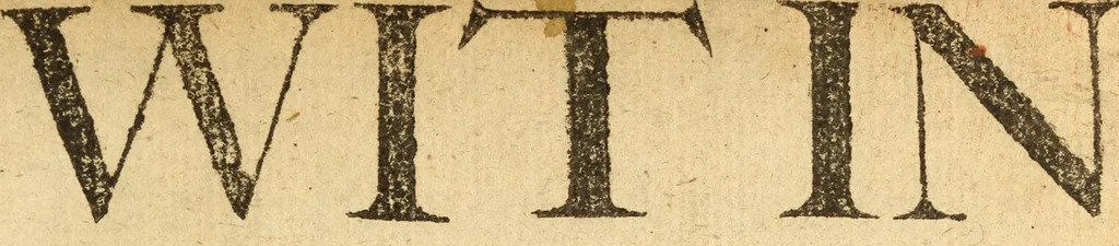 An illustration from Wit in a constable : a comedy written 1639, 1640, leaf 7