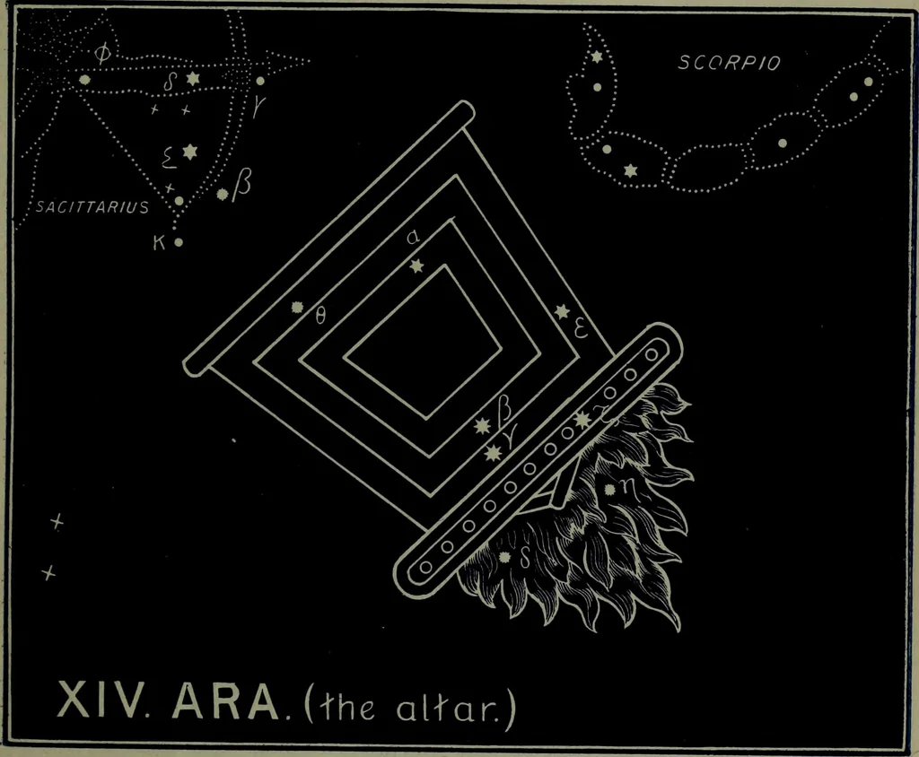 An illustration from The witness of the stars, 1921, leaf 110