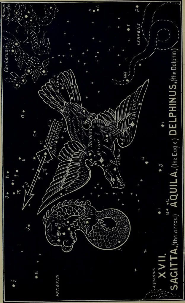 An illustration from The witness of the stars, 1921, leaf 129