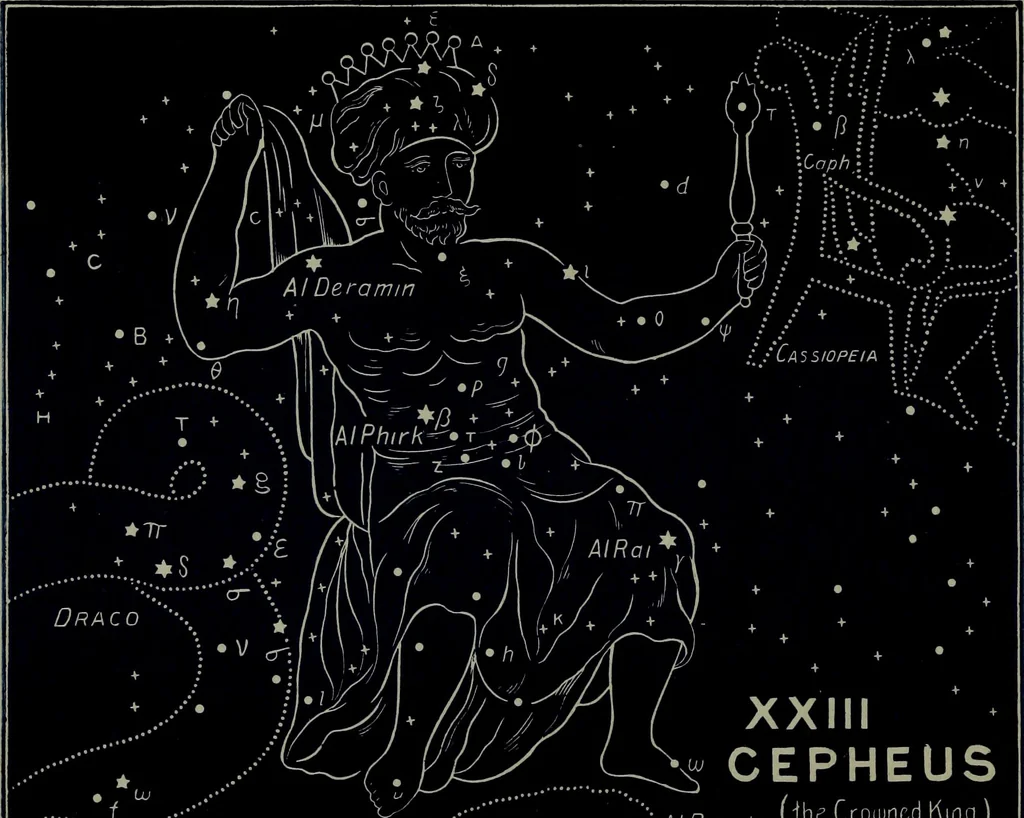 An illustration from The witness of the stars, 1921, leaf 163