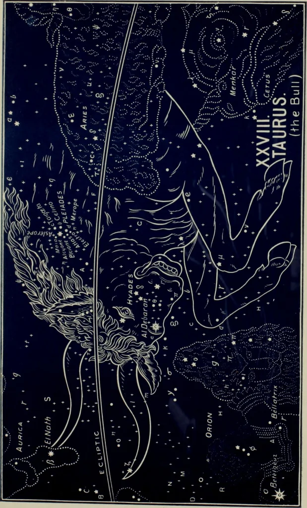 An illustration from The witness of the stars, 1921, leaf 191