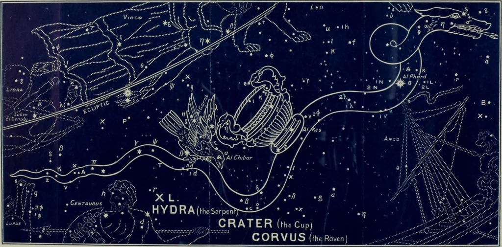 An illustration from The witness of the stars, 1921, leaf 263