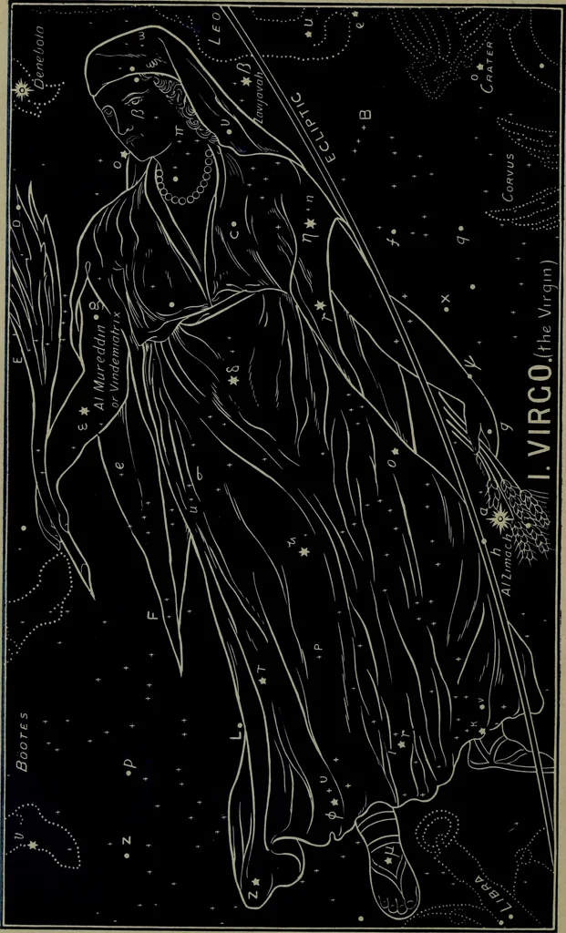 An illustration from The witness of the stars, 1921, leaf 45