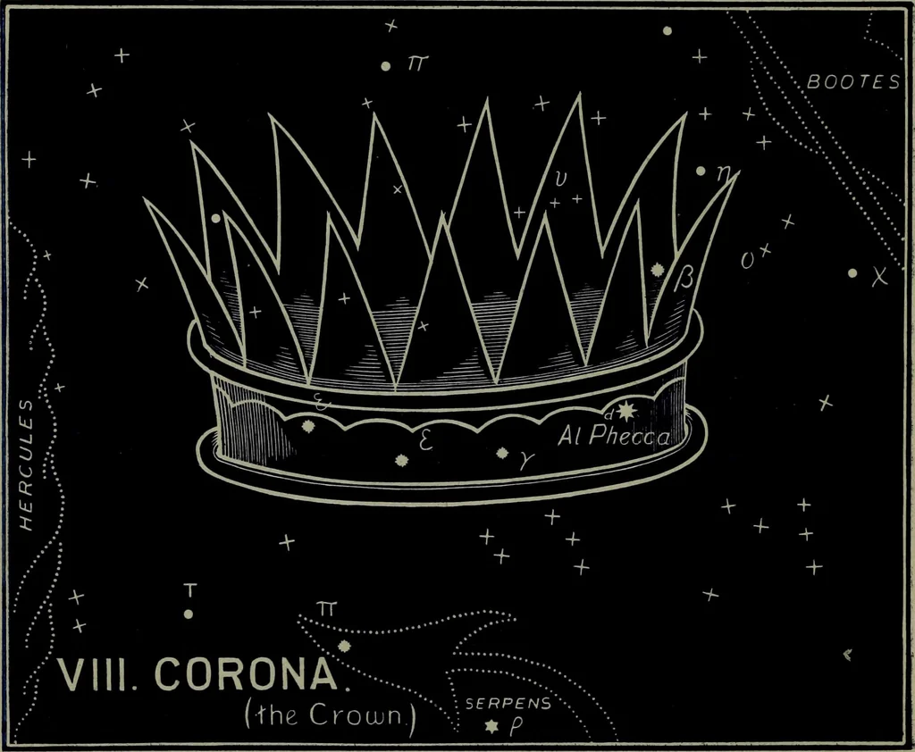 An illustration from The witness of the stars, 1921, leaf 83