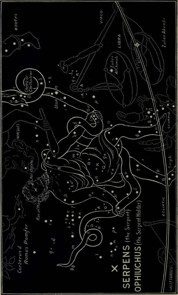 An illustration from The witness of the stars, 1921, leaf 91