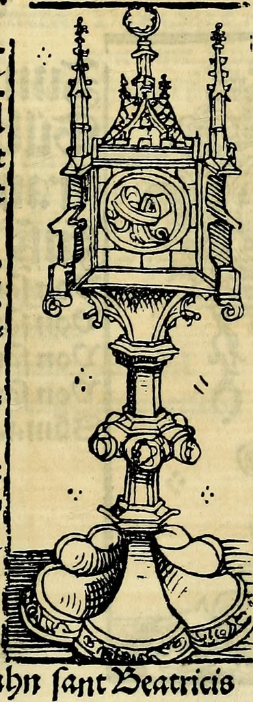 An illustration from Wittemberger Heiligthumsbuch, 1884, leaf 16