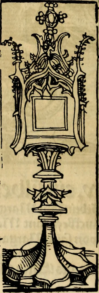 An illustration from Wittemberger Heiligthumsbuch, 1884, leaf 23