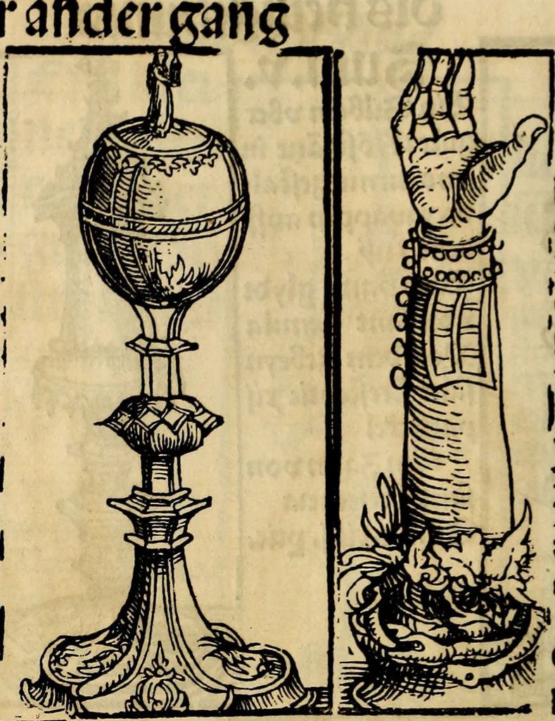 An illustration from Wittemberger Heiligthumsbuch, 1884, leaf 25
