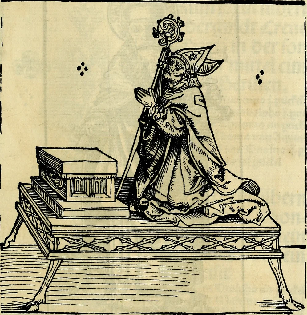 An illustration from Wittemberger Heiligthumsbuch, 1884, leaf 34