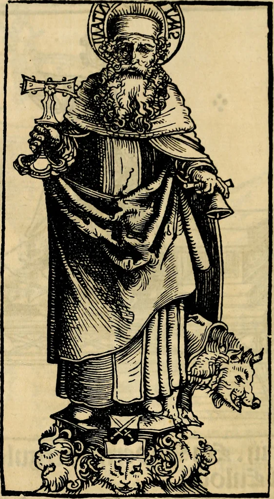 An illustration from Wittemberger Heiligthumsbuch, 1884, leaf 35