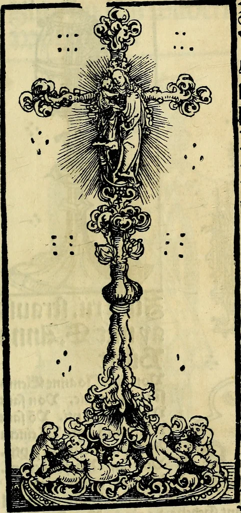 An illustration from Wittemberger Heiligthumsbuch, 1884, leaf 36