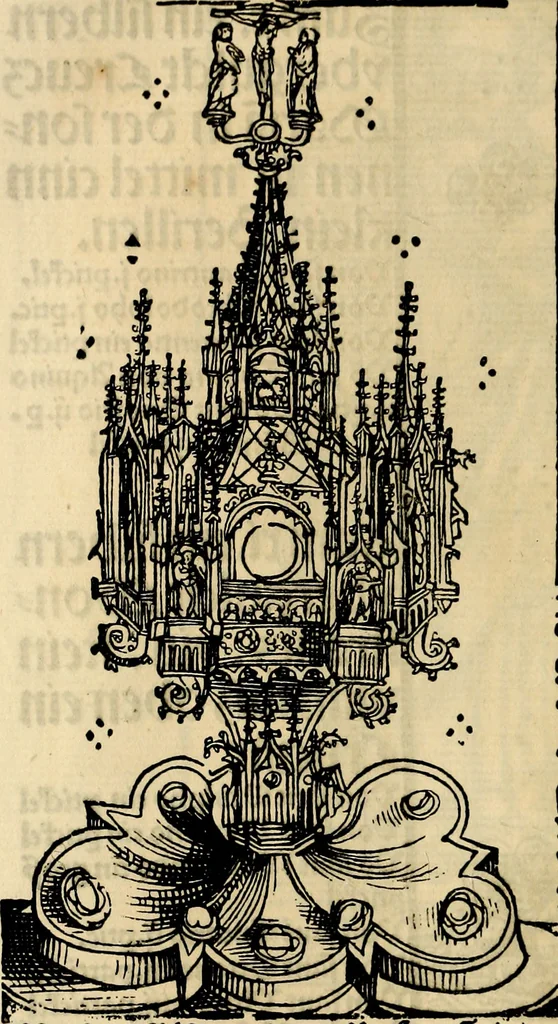 An illustration from Wittemberger Heiligthumsbuch, 1884, leaf 37