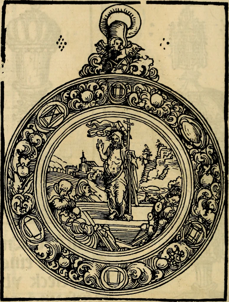 An illustration from Wittemberger Heiligthumsbuch, 1884, leaf 47