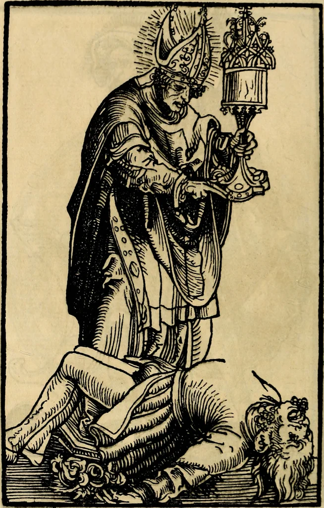 An illustration from Wittemberger Heiligthumsbuch, 1884, leaf 49
