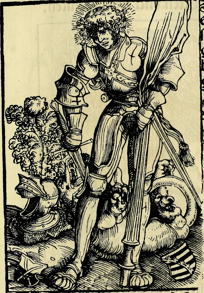 An illustration from Wittemberger Heiligthumsbuch, 1884, leaf 64