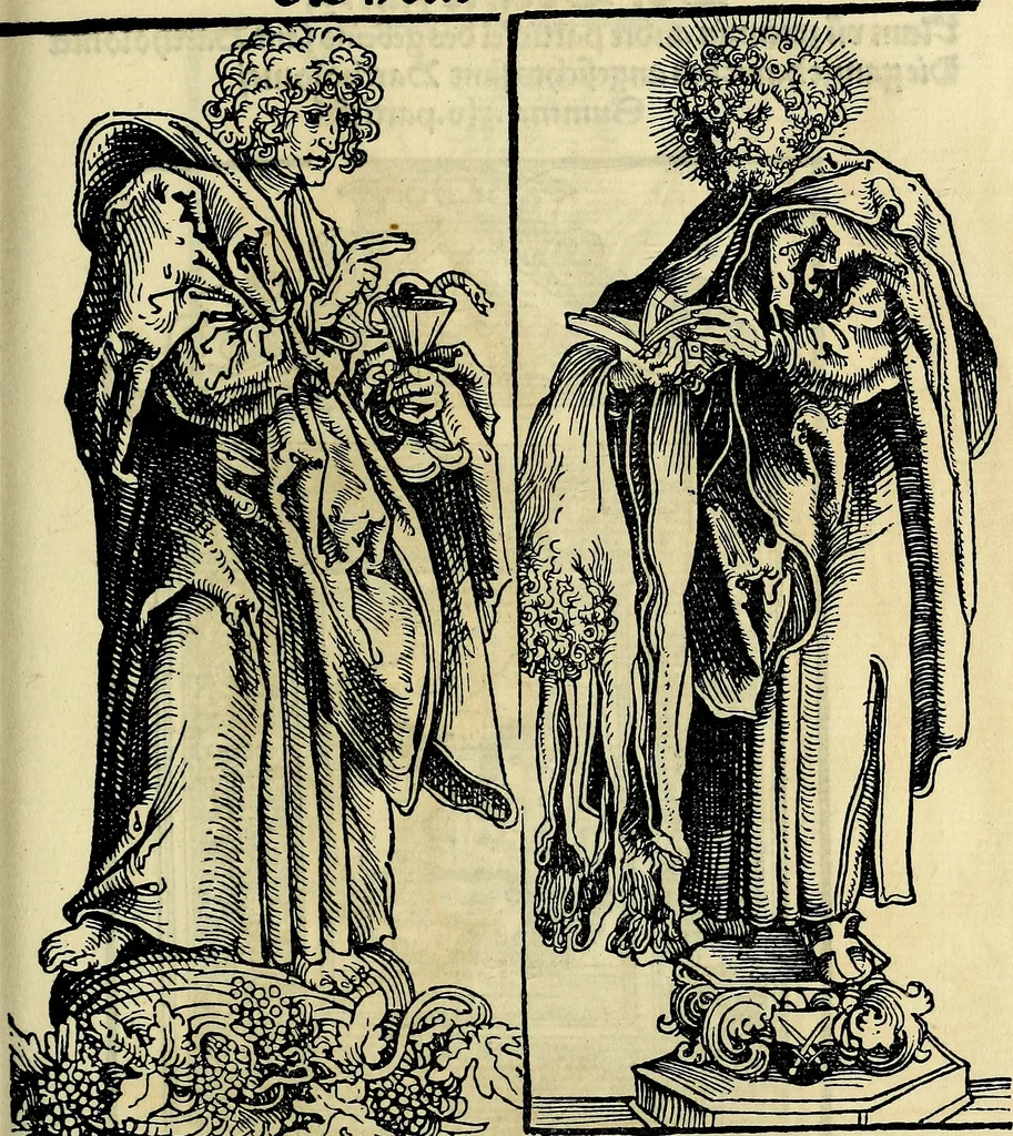 An illustration from Wittemberger Heiligthumsbuch, 1884, leaf 70