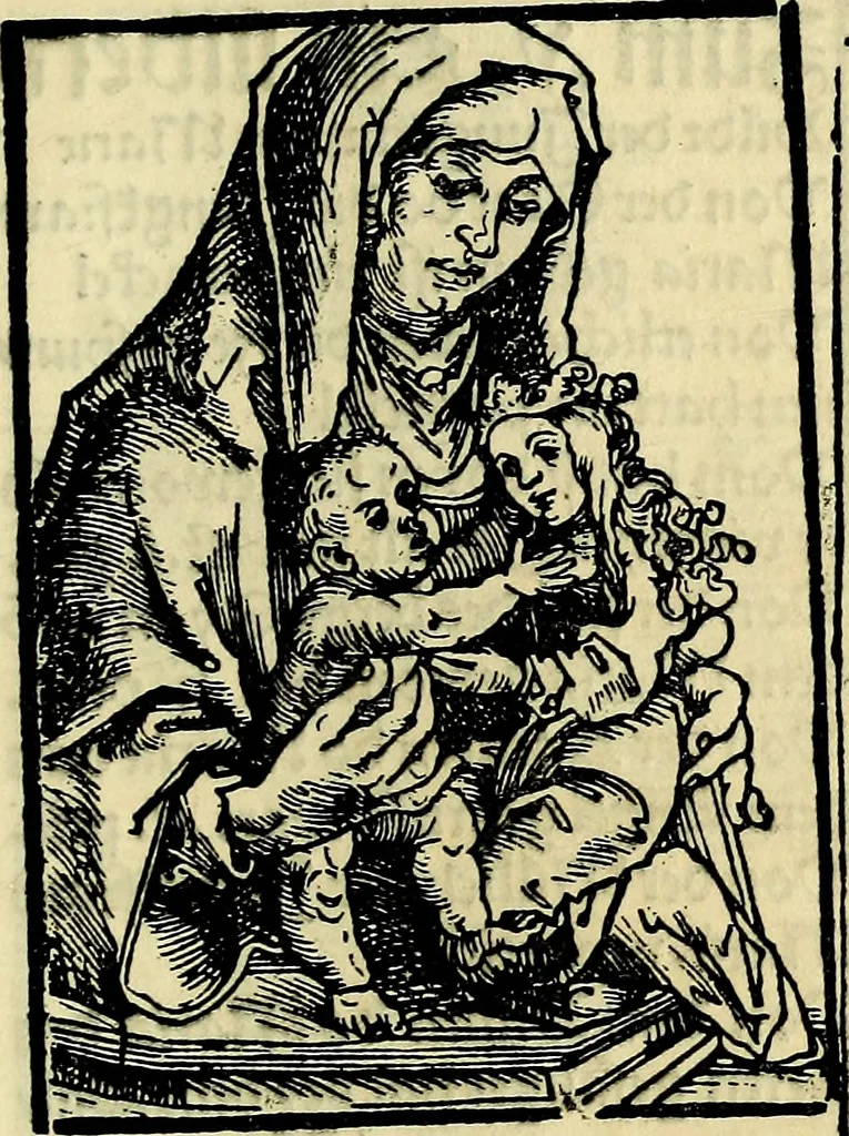 An illustration from Wittemberger Heiligthumsbuch, 1884, leaf 78