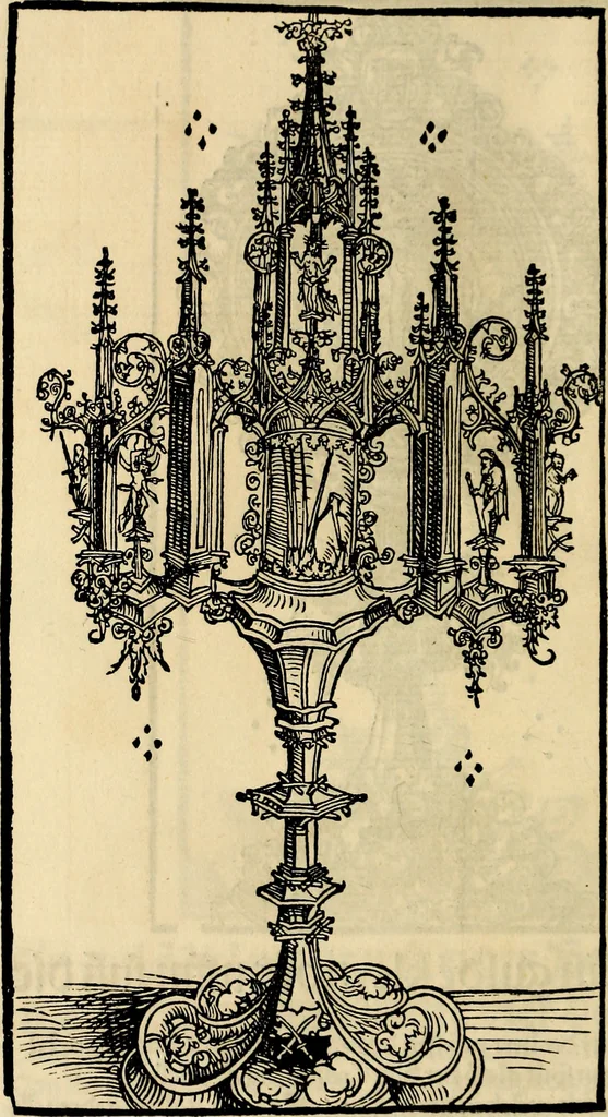 An illustration from Wittemberger Heiligthumsbuch, 1884, leaf 89