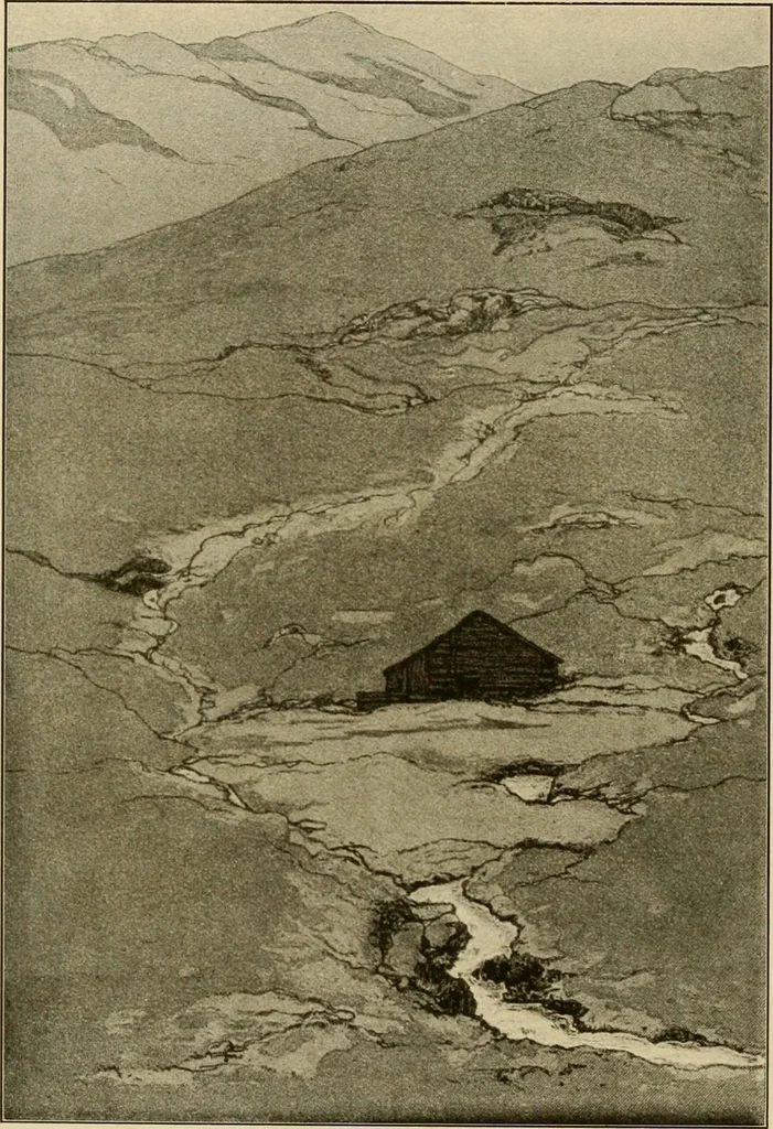 An illustration from The W. Martin Johnson school of art. Elementary instruction in color, perspective, lights and shadows, pen drawing and composition, 1909, leaf 101