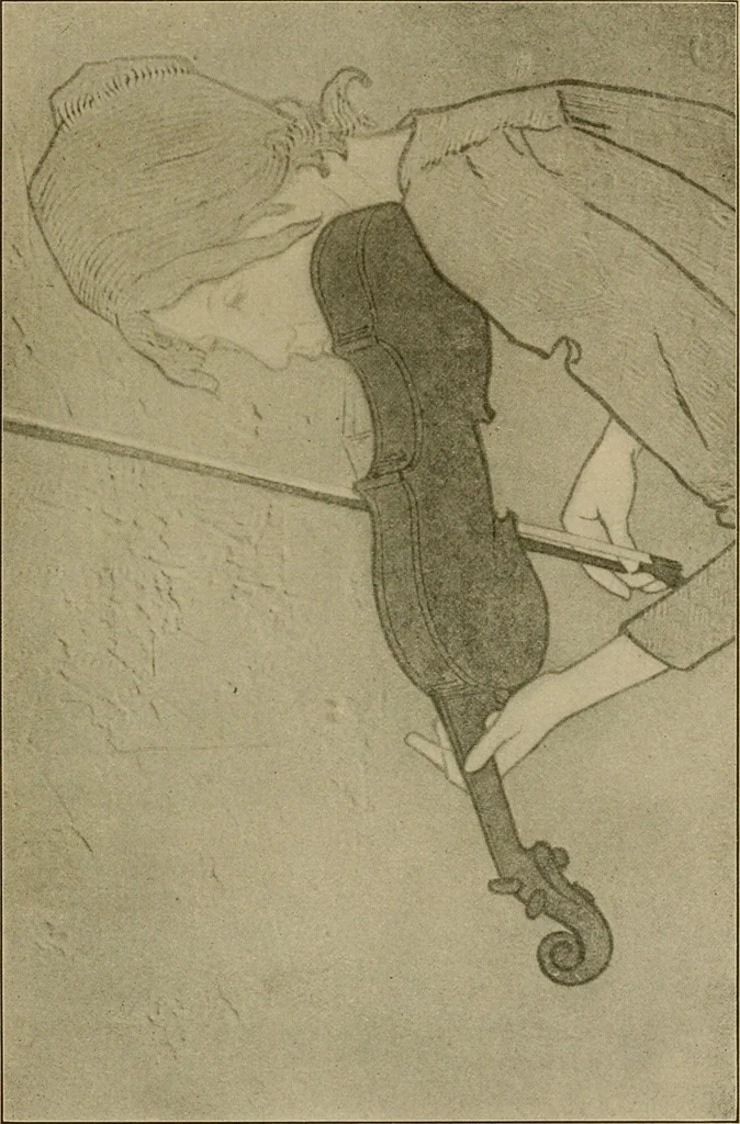 An illustration from The W. Martin Johnson school of art. Elementary instruction in color, perspective, lights and shadows, pen drawing and composition, 1909, leaf 106