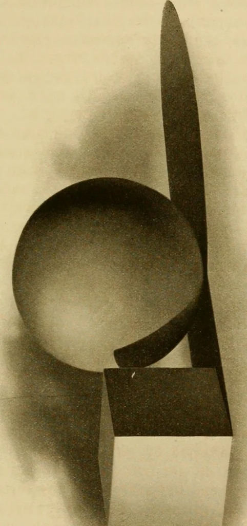 An illustration from The W. Martin Johnson school of art. Elementary instruction in color, perspective, lights and shadows, pen drawing and composition, 1909, leaf 52