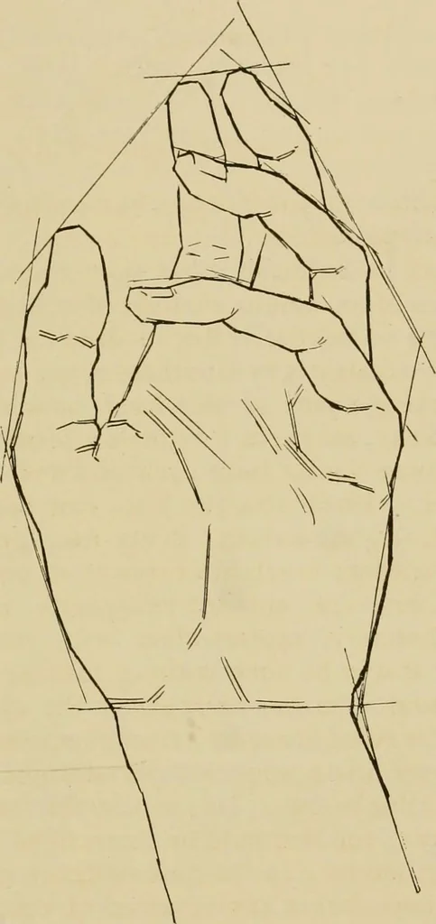 An illustration from The W. Martin Johnson school of art. Elementary instruction in color, perspective, lights and shadows, pen drawing and composition, 1909, leaf 76